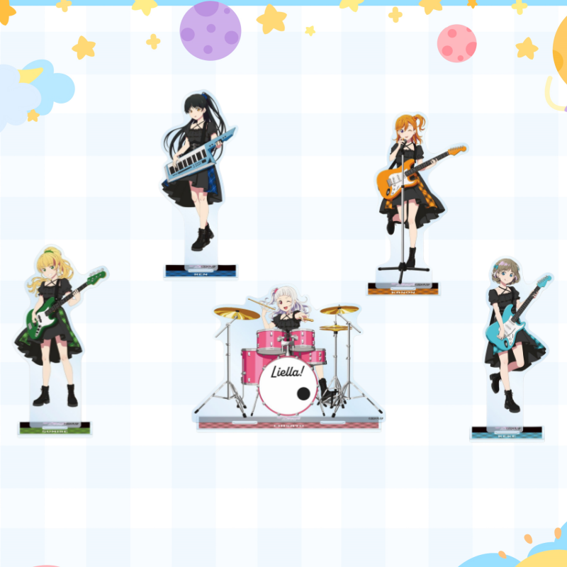 Anime Merchandise Shibuya - LoveLive Superstar Liella! Standee Akrilik Band
