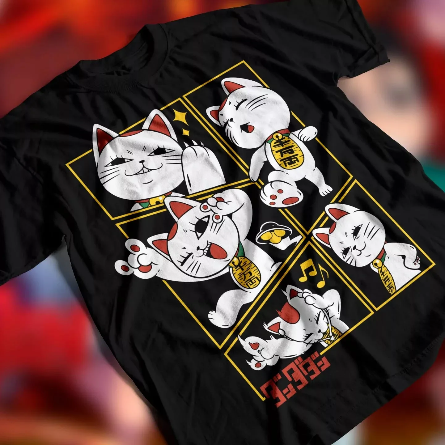 Popular Anime Merchandise - Kaos Manga Multi Panel Dandadan Maneki