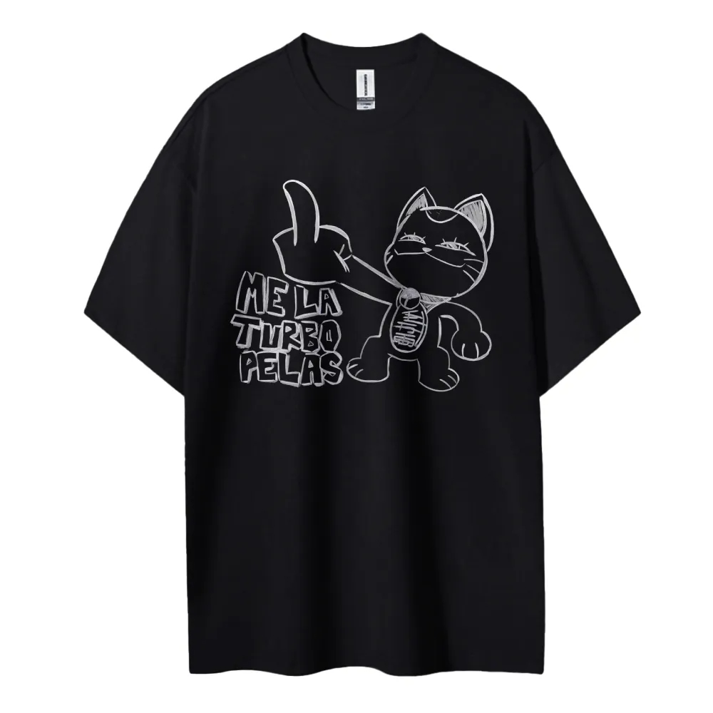 Kaos Dandadan Anime Cat Middle - Anime Merchandise Store Japan ulasan dan harga