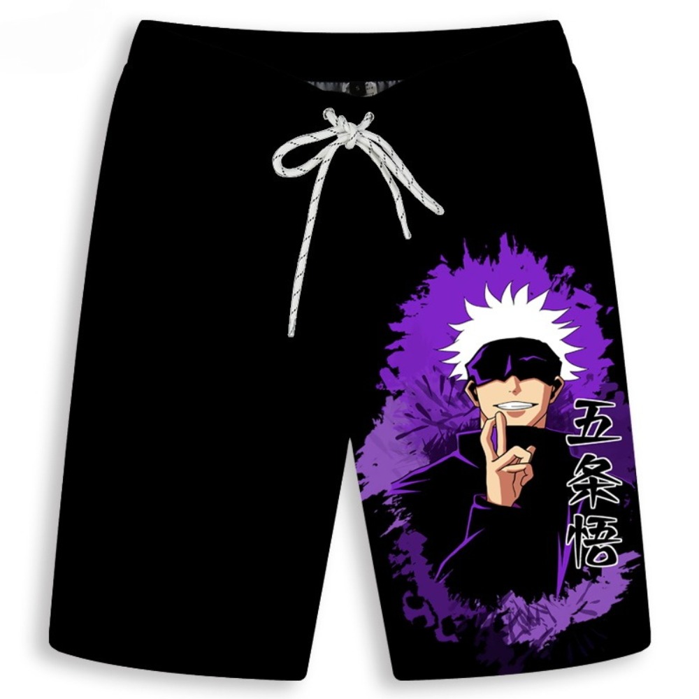 Celana Pendek Pria Gojo Satoru - Anime Merchandise Store Japan ulasan dan harga