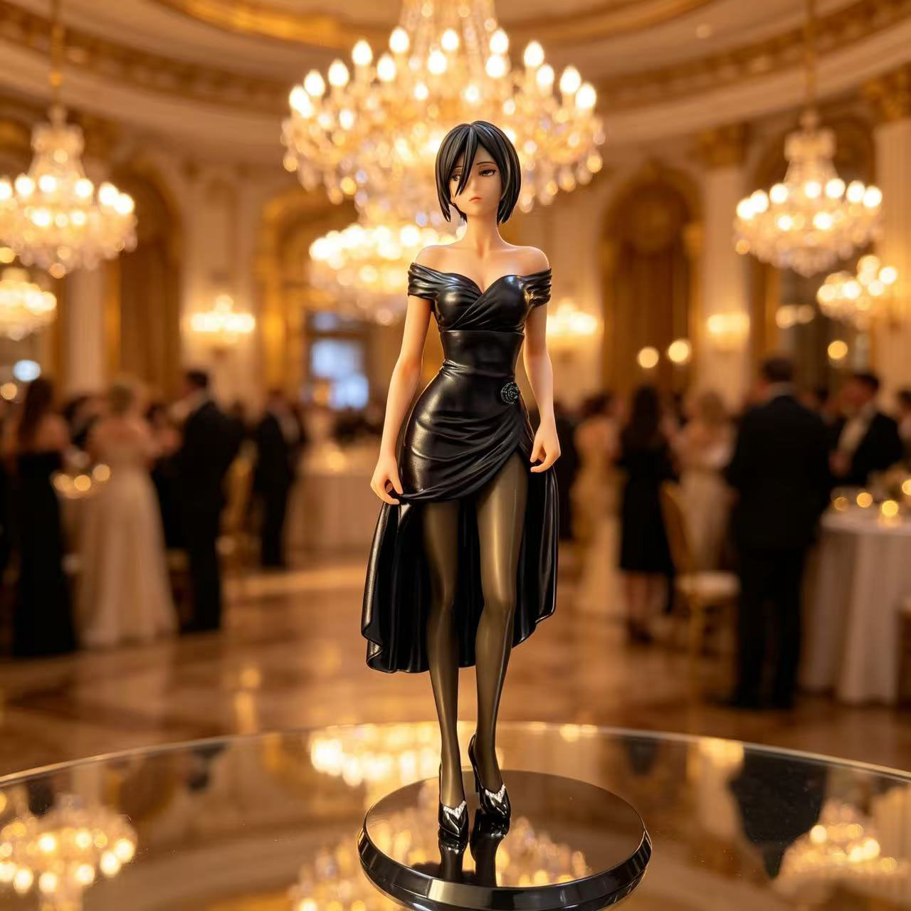 Figur Anime Mikasa Banquet Gow - Popular Anime Merchandise ulasan dan harga