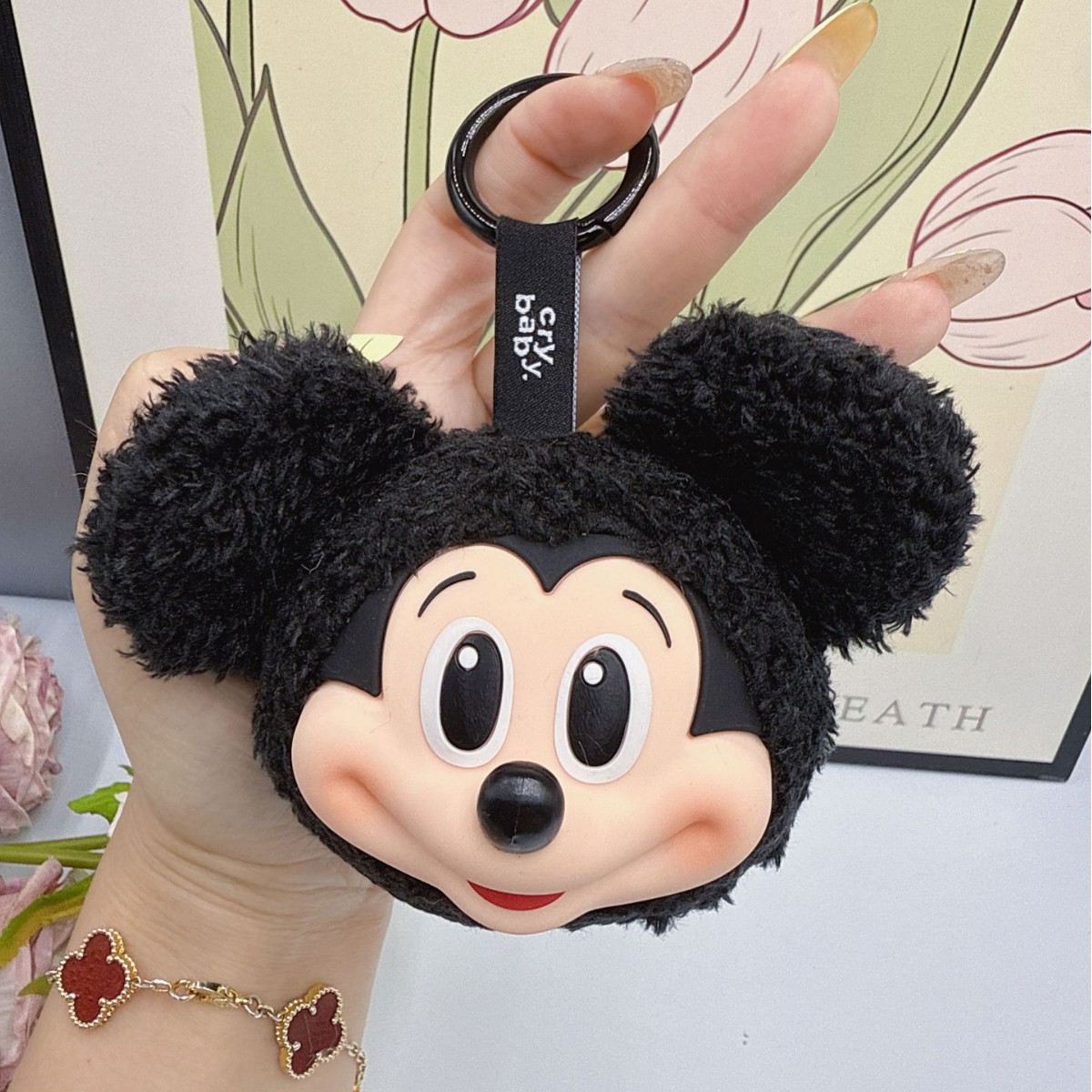 Gantungan Kunci Boneka Mickey  - Anime Merchandise Plush Toys ulasan dan harga