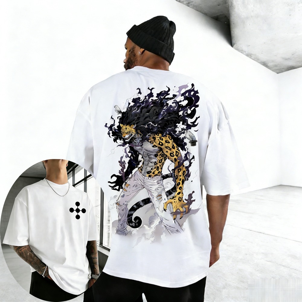 Kaos Katun Unisex Rob Lucci On - Anime Merchandise Store Japan ulasan dan harga