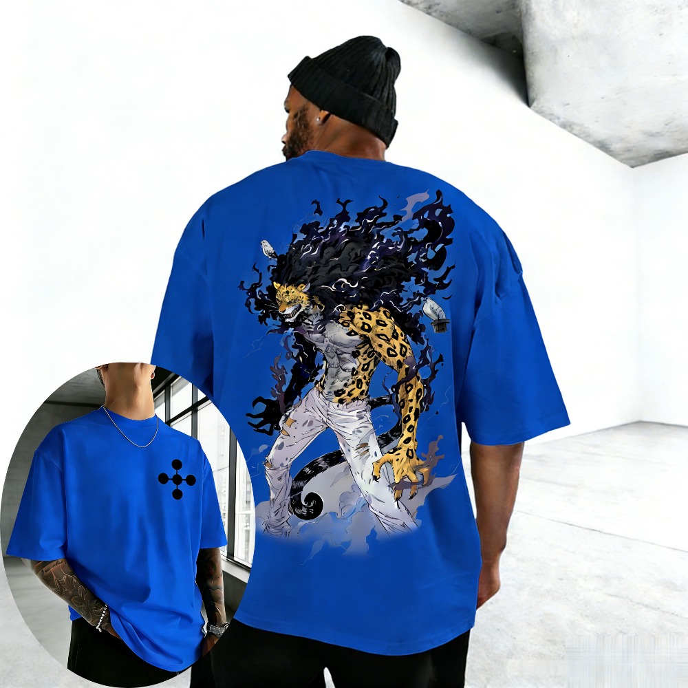 Kaos Katun Unisex Rob Lucci On - Anime Merchandise Store Japan ulasan dan harga