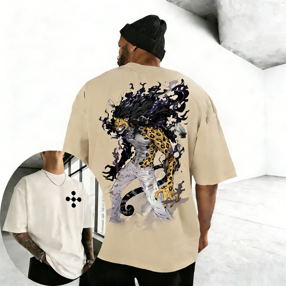 Kaos Katun Unisex Rob Lucci On - Anime Merchandise Store Japan ulasan dan harga