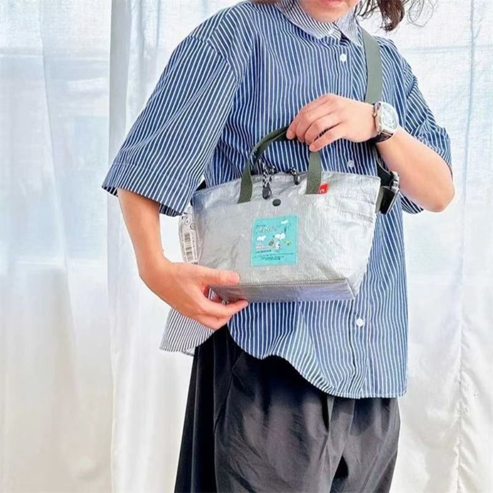 Tas Selempang Ins Snoopy Woven - Anime Merchandise In Japanese ulasan dan harga